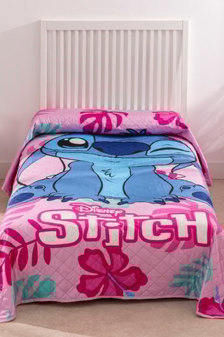 Colcha Stitch Lilo e Stitch Disney - Rosa