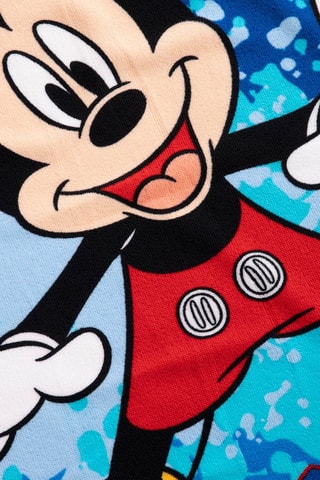 Toalha de duche grande Mickey Disney - Azul - 70 x 140 cm