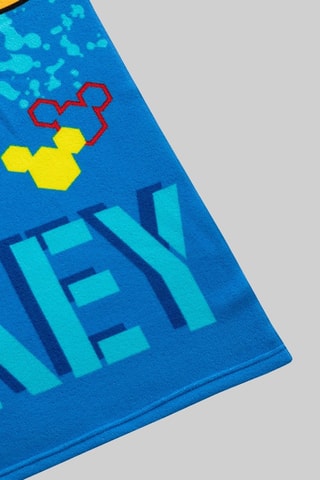 Toalha de duche grande Mickey Disney - Azul - 70 x 140 cm