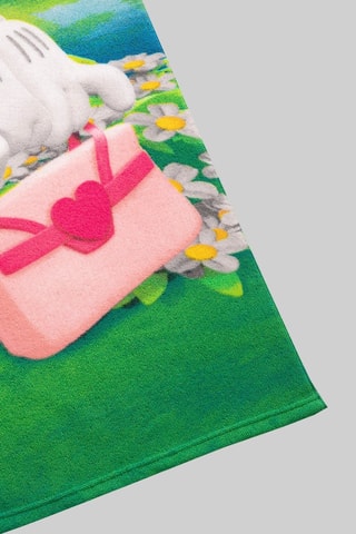 Toalha de duche grande Minnie Disney - Verde - 70 x 140 cm