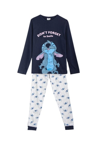 Pijama Stitch Lilo e Stitch Disney - Azul-marinho e branco