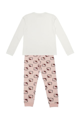 Pijama Hello Kitty - Branco e rosa