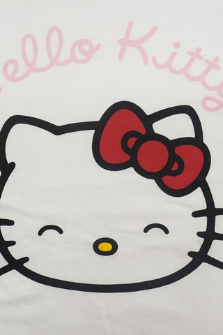 Pijama Hello Kitty - Branco e rosa