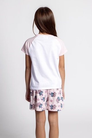 Pijama Stitch Lilo e Stitch Disney Rosa e branco