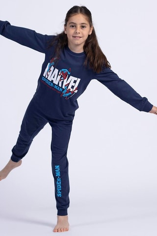 Pijama Homem-Aranha Os Vingadores Marvel - Azul-marinho