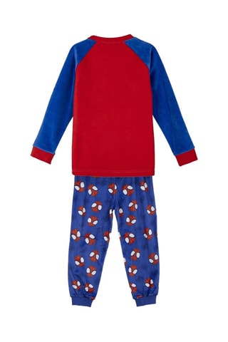 Pijama polar Homem-Aranha Os Vingadores Marvel - Azul-cobalto