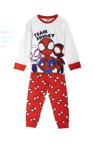 Pijama Spidey e os seus amigos extraordinários Marvel - Vermelho e branco