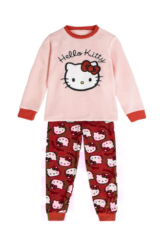 Pijama Hello Kitty Sanrio - Rosa e vermelho