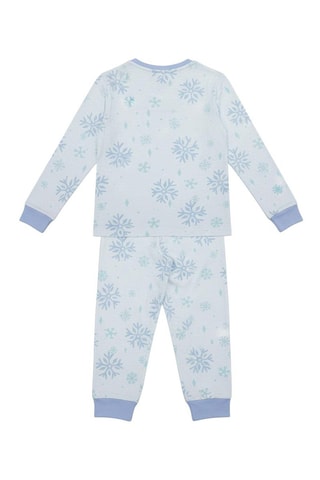 Pijama Frozen Disney - Azul-claro