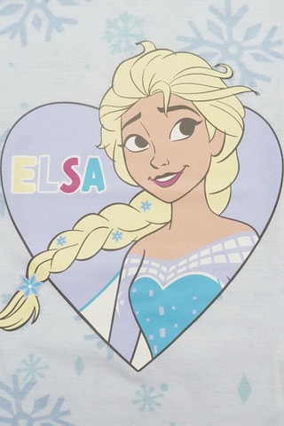 Pijama Frozen Disney - Azul-claro