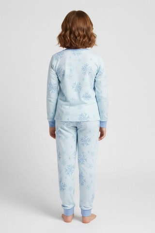 Pijama Frozen Disney - Azul-claro