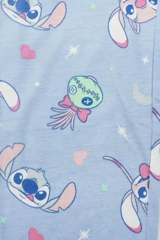 Pijama Stitch Lilo e Stitch Disney com: Azul-claro