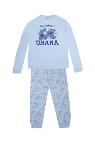 Pijama Ohana Lilo e Stitch Disney - Azul-celeste