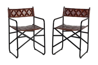 2 chaises pliables - 59 x 80 x 51 cm