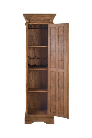 Meuble bar 1 porte en manguier - 56 x 180 x 40 cm