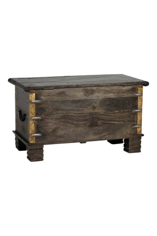 Coffre - Naturel et doré