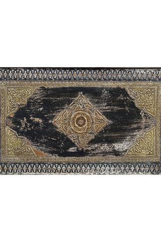 Coffre - Blanc et doré