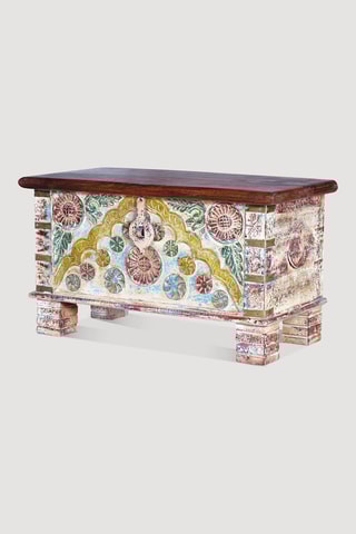 Coffre - Naturel et doré