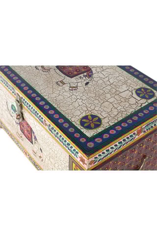 Coffre en bois de manguier - 80 x 46 x 43 cm