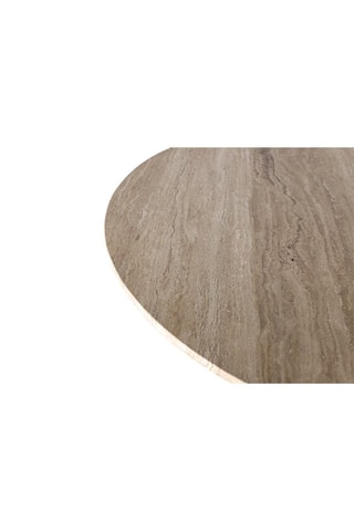 Table à manger en marbre - 125 x 75 x 125 cm