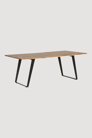 Table à manger en acacia - 205 x 76 x 100 cm