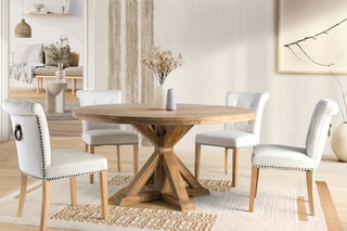 Table en manguier - 150 x 150 x 76 cm