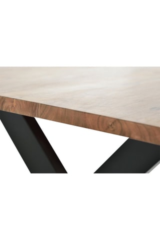 Table à manger en acacia - 200 x 100 x 78 cm