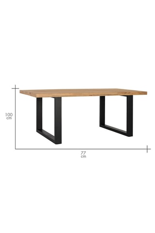 Table en manguier massif - 200 x 100 x 77 cm