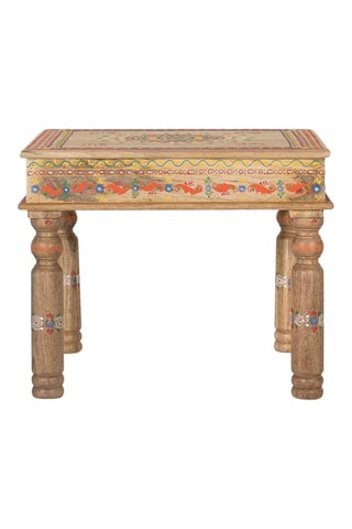 Table basse en bois de manguier - 47 x 58 x 58 cm