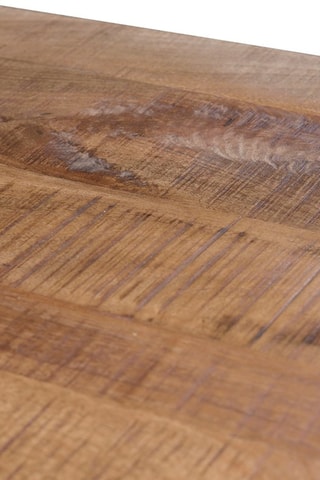 Table à manger - Naturel et noir