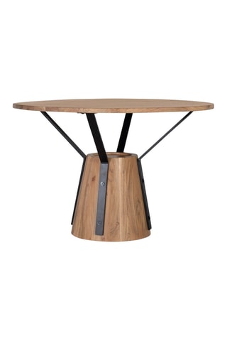 Table à manger en bois de manguier - 76 x 116 x 116 cm