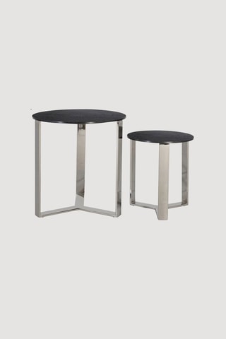 2 tables gigognes - 35 x 41 x 35 / 50 x 52 x 50 cm