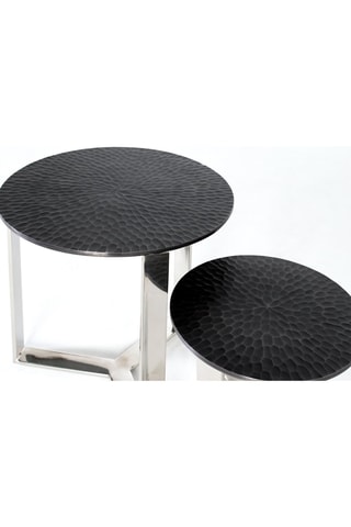 2 tables gigognes - 35 x 41 x 35 / 50 x 52 x 50 cm