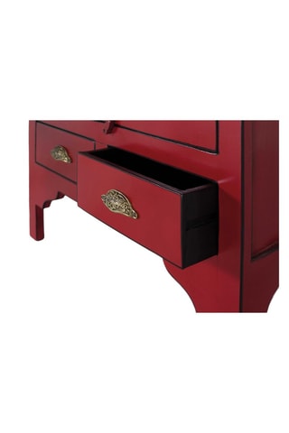 Armoire 2 portes en bois de manguier - 83 x 195 x 40 cm