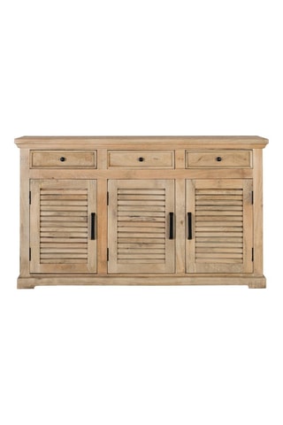 Buffet 3 portes en bois de manguier - 40 x 90 x 150 cm