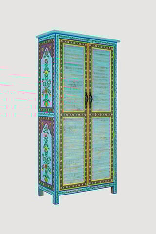 Armoire 2 portes en manguier - 101 x 203 x 46 cm
