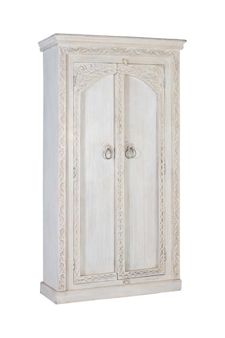 Armoire 2 portes en bois de manguier - 101 x 182 x 40 cm