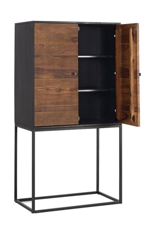 Armoire en bois de rose et manguier - 150 x 80 x 45 cm