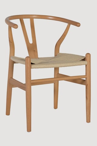 2 chaises en hêtre - 50 x 73 x 57 cm