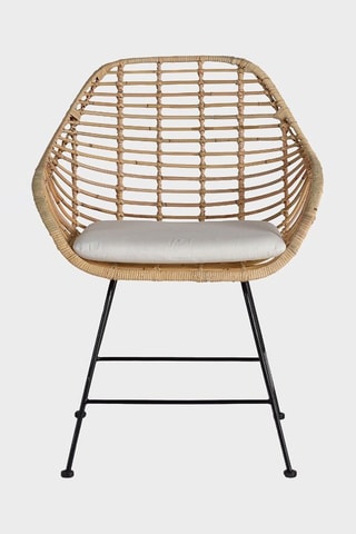 2 chaises en rotin - 66 x 88 x 63 cm