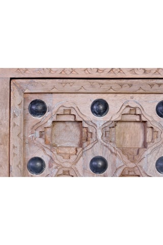 Meuble TV 2 portes - Naturel