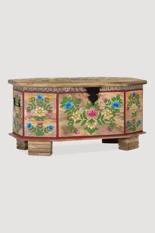 Coffre en bois de manguier - 50 x 95 x 50 cm