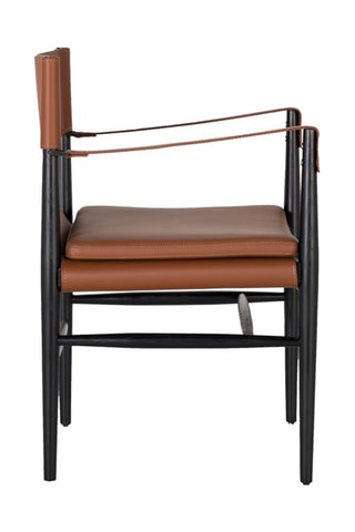 Fauteuil - Marron et noir