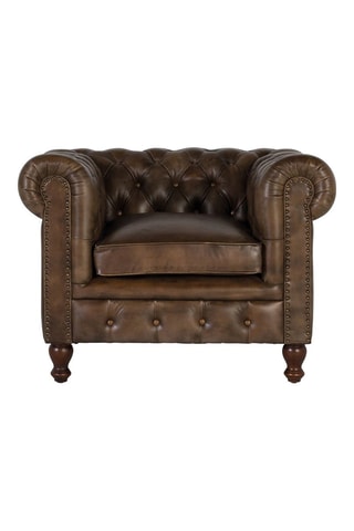 Fauteuil - Marron - En cuir