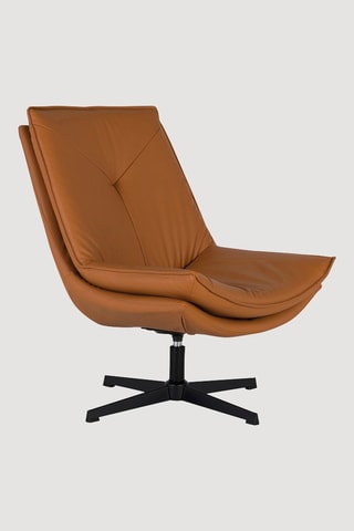 Fauteuil pivotant - Camel - En polyuréthane