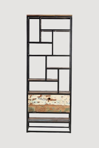 Bibliothèque - Naturel et noir