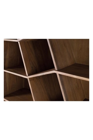 Bibliothèque en bois de manguier massif - 120 x 180 x 40 cm