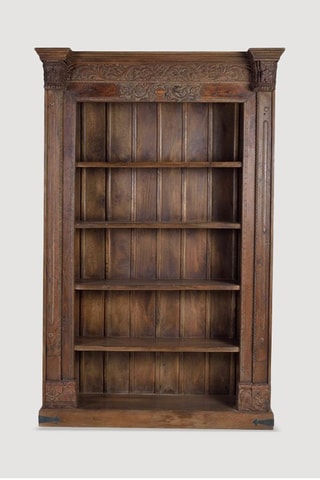 Bibliothèque en bois de manguier - 142 x 222 x 56 cm