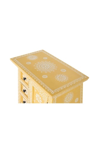 Commode 1 porte en manguier - 58 x 72 x 35 cm