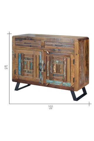 Commode 2 portes - Marron